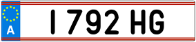 Truck License Plate